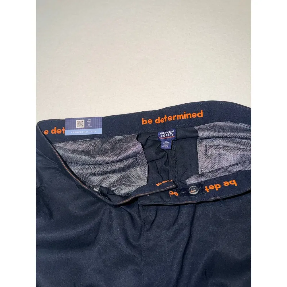 French toast kids New navy blue adjustable shorts